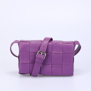 Purple braided bag